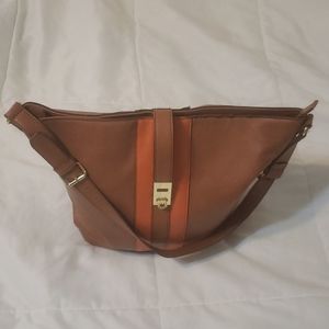 Neiman Marcus vegan leather shoulder purse